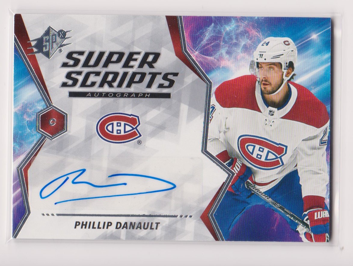 (image for) 2020-21 SPx Super Scripts #SPD Phillip Danault
